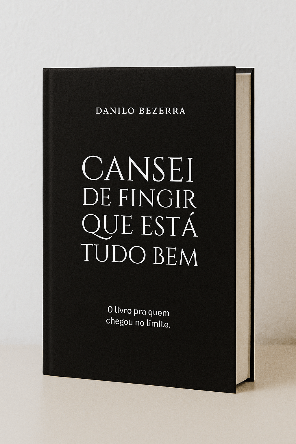 Cansei de fingir que está tudo bem